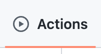 GitHub-Registerkarte "Aktionen"