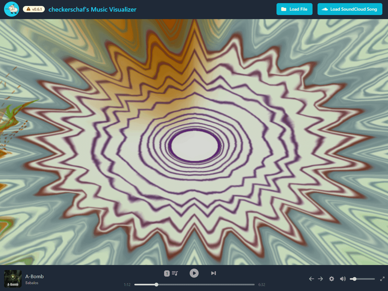 Real-time music visualization in the browser